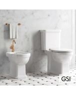 Λεκάνη Χαμηλής Πίεσης Πισωστόμια CLASSIC με κάλυμμα Soft Close MS87C White, GSI White 871700C-300