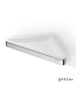Εταζέρα Γωνιακή 23x17 εκ. Frame Geesa Chr/White Matt 8803-300