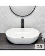 Νιπτήρας Πορσελάνης Pura 60x37 GSI White 8834-300