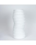 ΒΑΖΟ ΚΕΡΑΜΙΚΟ ΛΕΥΚΟ 17.6x14.3x38cm Eurolamp 752-20401