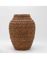 ΒΑΖΟ ΤΣΙΜΕΝΤΕΝΙΟ ΚΑΦΕ 26.5x26.5x34cm Eurolamp 819-00474