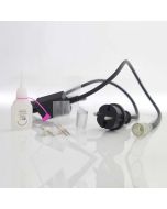 ΣET 5τεμ, ΚΑΛΩΔΙΟ 1.50m, ΤΑΠΑ ΚΑΙ ΣΥΝΔΕΣΜΟΣ ΓΙΑ LED ΜΟΝΟΚΑΝΑΛΟ ΦΩΤΟΣΩΛΗΝΑ, IP44 Eurolamp 600-22250