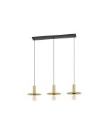 Κρεμαστό Φωτιστικό Τρίφωτο L95cm 3xE27 Χρυσό Eglo Escandell 900732