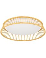 Πλαφονιέρα Οροφής Φυσικό Ø45cm LED 3000Κ 2400lm Eglo Luppineria 900797