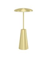 Φωτιστικό Επιτραπέζιο Επαναφορτιζόμενο Touch IP44 Led 2w 3000K 200lm Brushed Brass Eglo Piccola 900923