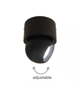 InLight Φωτιστικό Σποτ Οροφής LED 7W, 3000K, Μαύρο D:8x10cm9097-Black