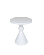 ΤΡΑΠΕΖΙ BOHΘΗΤΙΚΟ ΜΕΤΑΛΛΙΚΟ ΛΕΥΚΟ 35x35x40cm Eurolamp 810-00033