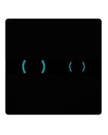 ΠΛΑΚΕΤΑ ΧΕΙΡΙΣΜΟΥ 8050419638 XS EOS BLACK GLASS, WISA 8050419638-400