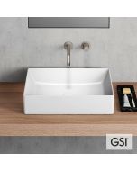 Νιπτήρας Πορσελάνης Kube-X 50x37 GSI White 9429-300