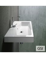 ΝΙΠΤΗΡΑΣ LOSANGA FLAT 90x42,5 (1 οπή+2 προχ.) GSI WHITE 7588-300