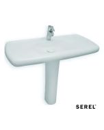 ΝΙΠΤΗΡΑΣ PEBBLE 100x48 εκ. SEREL WHITE PB44-300