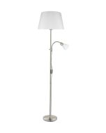 Eglo Conesa Κλασικό Φωτιστικό Δαπέδου Υ170xΜ38εκ. με Ντουί για Λαμπτήρα E27 σε Λευκό Χρώμα 95686