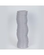 ΒΑΖΟ ΚΕΡΑΜΙΚΟ ΓΚΡΙ 15.4x12.2x45.5cm Eurolamp 752-20400