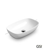 Νιπτήρας Πορσελάνης Nubes 60x38 GSI White 9783-300