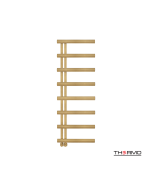 Θερμαινόμενη Πετσετοκρεμάστρα μπάνιου Inox ACCENT  138x50 Brushed Brass(Gold) PVD ACC13850-211