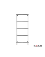 Θερμαινόμενη Πετσετοκρεμάστρα μπάνιου Inox ADELPHI 115x49 polished ADE11549-110