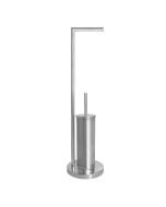 Σταντ Χαρτιού Υγείας και Πιγκάλ Stainless Steel 19x19x73cm AWD02071575  AWD02071575