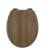 Καπάκι Λεκάνης ORZECH από MDF Walnut 37.3x45.5x4cm AWD02181065 AWD02181065
