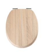 Καπάκι Λεκάνης EDESSA από MDF Φυσικό 37.5x45.6x5.5cm AWD02181911 AWD02181911