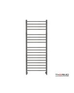 Θερμαινόμενη Πετσετοκρεμάστρα μπάνιου Inox BELLAVIA  120x50 Black Brushed PVD BEL12050-411