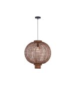 BELLO - Μονόφωτο Κρεμαστό Φωτιστικό Rattan Sun Light BELLO