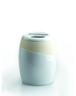 Ποτηροθήκη Κεραμικό Λευκό Bronze Art Επικαθήμενα BK01-10-18