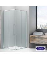 C.ENTRY DEVON ELLI 80x80 (77,5-79 x 77,5-79 εκ.) CLEAN-GLASS CHROME CL80C-100