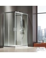 Καμπίνα ντουζιέρας Γωνιακής Εισόδου Corner Entry 100x70 (97-99 x 67-69 εκ.), Axis Clean Glass Chrome CX10070C-100