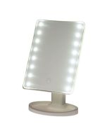 Καθρέπτης Μακιγιάζ PP με LED Φωτισμό 16.3x11.5x26.5cm White MRShome DF-0031000