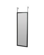 Κρεμαστός Καθρέπτης για Πόρτα από MDF 34x94cm Black MRShome DF-0036002