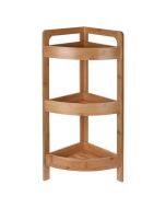 Γωνιακή Ραφιέρα Μπάνιου με 3 Ράφια από Bamboo natural MRShome DF-0056000