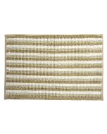 Πατάκι Μπάνιου 40x60cm Καφέ/Λευκό MRShome  DF-0063001