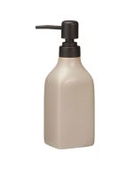 Δοχείο Κρεμοσάπουνου Stoneware 350ml 9x6x19.5cm Warm Grey 2U MRShome  DF-0096002