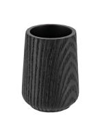 Ποτήρι Οδοντόβουρτσας Polyresin Μαύρο MRShome DS-4662L04