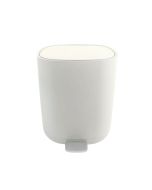 Κάδος Απορριμμάτων 5L από ABS Soft Close Λευκός Ματ MRShome  DS-8865PL1