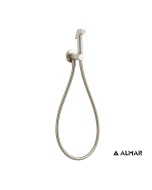 Σύστημα Μπιντέ Flush-Ι, μόνο κρύο, για λεκάνη κρεμαστή και υψηλής πίεσης, Almar Inox Finish E136004-110