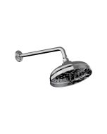 Horus Ascott Classic Collection - Anti-scale Nozzles Shower Head Diam. 220 Mm with Arm - Polished Nickel 00.507-NB