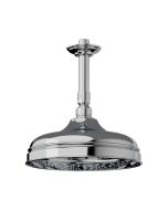 Horus Ascott Classic Collection - Anti-scale Nozzles Shower Head Diam. 220 Mm with Arm - Ceiling Installation - Polished Nickel 00.510-NB