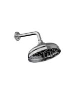 Horus Ascott Classic Collection - Anti-scale Nozzles Shower Head Ø 220 Mm with Arm - Wall Mounting - Chrome 00.516-CH