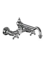 Horus Julia Victoria Julia Victoria Classic Collection - 2 Hole Wall Mounted Kitchen Mixer / No Waste - Matt Nickel 01.102-NM