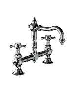 Horus Julia Victoria Julia Victoria Classic Collection - 2 Hole Basin Mixer with Waste - Matt Nickel 01.207-NM