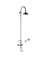 Horus Julia Victoria Julia Victoria Classic Collection - Complete Thermostatic Wall Bath-shower Mixer - Matt Nickel 01.754-NM
