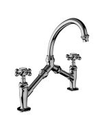 Horus Éloise Classic Collection - 2 Hole Basin Mixer - No Waste - Chrome 02.227-CH