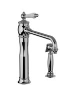 Horus Éloise Classic Collection - Single Lever Kitchen Mixer, Swivel Spout / No Waste - Polished Nickel 02.723-NB