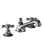 Horus Elsa Softness and Shyness Elsa Classic Collection - 3 Hole Basin Set with Pop-up Waste - Matt Nickel 04.261-NM