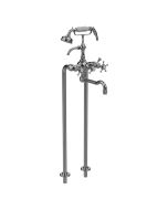 Horus Anthea Classic Collection - Complete Mixer + Pipes for Free Standing Bath - Chrome 06.498-CH