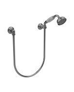 Horus Anthea Classic Collection - Wall Shower Set with Wall Hook, Flexible Hose and Handspray - Matt Nickel 06.589-NM