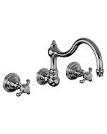 Horus Montmartre Classic Collection - Concealed 3 Hole Wall Mounted Kitchen Mixer / No Waste - Chrome 07.164-CH