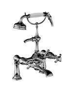 Horus Montmartre Classic Collection - Complete Deck Bath / Shower Mixer / Medium Height Cradle - Chrome 07.435-CH