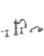 Horus Anthea Classic Collection - 4 Hole Deck Bath / Shower Set - Chrome 10.466-CH